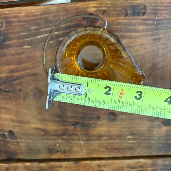 Amber Glass Miniature Depression Glass
Coal Bucket with Handle vintage - Picture 8 of 8